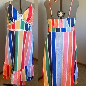 🌈 multicolored dress, size 2X (#96)